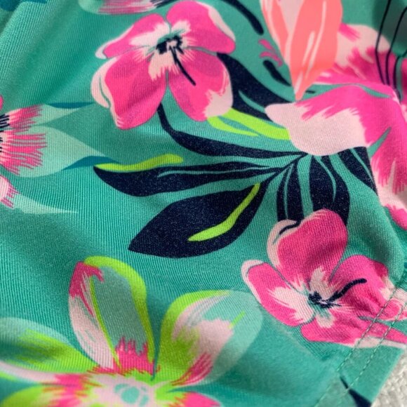 5/$25 Lands' End girl's floral swimsuit bikini bottoms‎ - Size 8S Slim - Picture 4 of 4